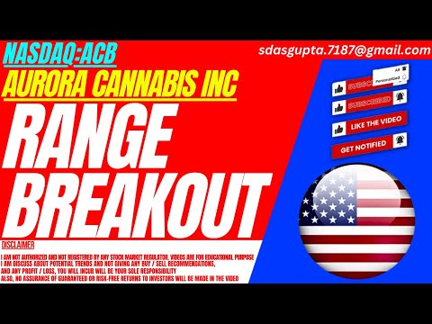 RANGE BREAKOUT : ACB STOCK ANALYSIS | AURORA CANNABIS STOCK