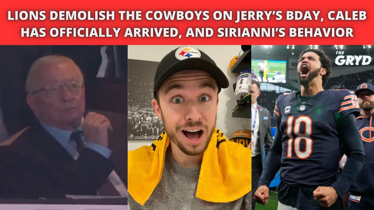 Lions DEMOLISH The Cowboys on Jerry’s BDay, Caleb Has Officially Arrived, and Sirianni’s Behavior