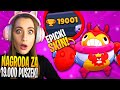 Dostałam NAGRODĘ za 19.000 pucharków 🎁 w Brawl Stars ... (EPICKI skin!)