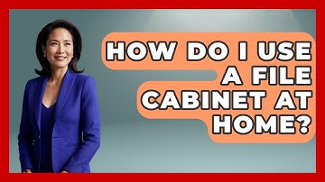 How Do I Use A File Cabinet At Home? - The Time Management Pro