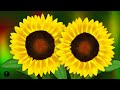 Digital Art Speedart: Sunflower Illustration Background | Relaxing Timelapse Drawing