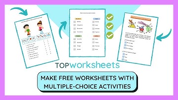 Online INTERACTIVE worksheets EXAMPLES for your students | Multiple choice ACTIVITIES