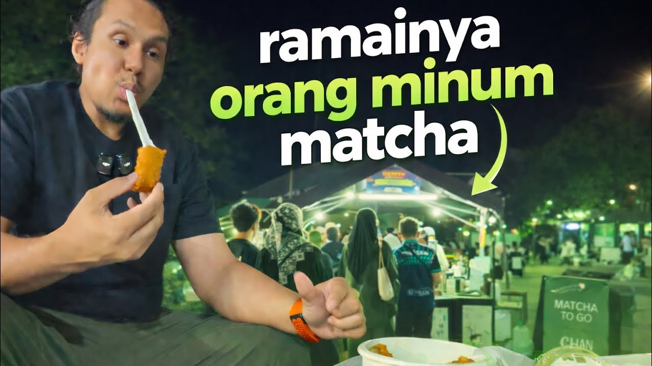 Orang dungun dah pandai minum matcha (vlog19)