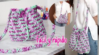 Todas mis amigas quieren uno Bolso tipo saco a crochet