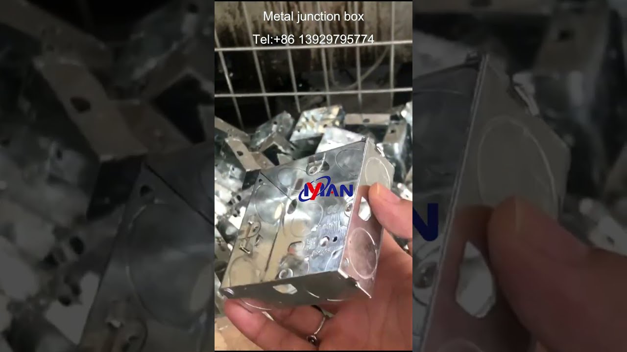 Metal junction box making machine modular box manufacturing 