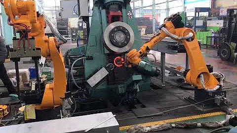 D51K-350 automatic ring rolling machine with robots 02