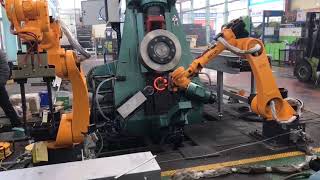 Celebrity D51K-350 automatic ring rolling machine with robots 02 Wealth