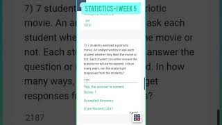 STATISTICS -I WEEK 5 GRADED ASSIGNMENT