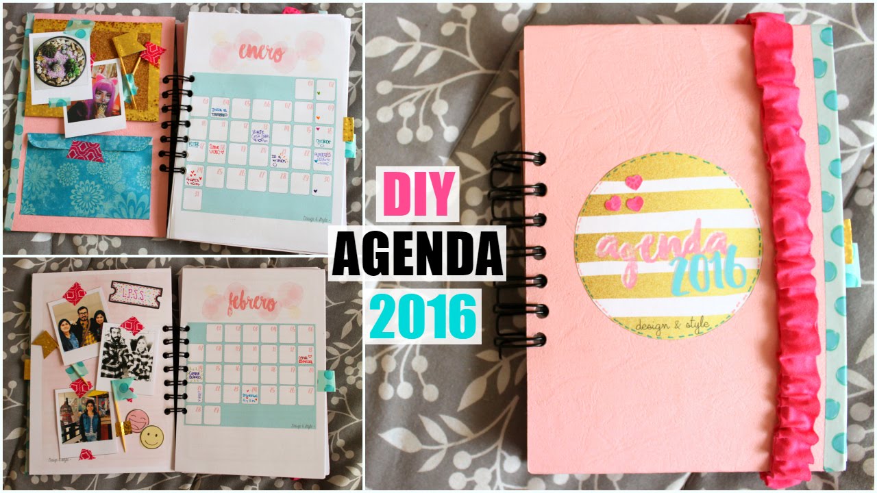 DIY AGENDA 2016 - IMPRIME GRATIS + STICKERS | DESIGN & STYLE