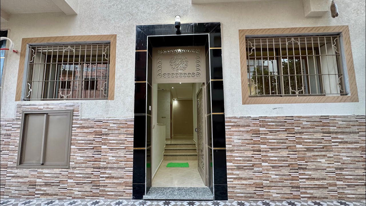 😍شقة جد ممتازة للبيع في الطابق السفلي عندها باب مستقل بتجزئة أمنية مدينة برشيد 😍