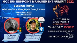 Windows Policy Management through Intune