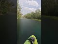 Rainbow formed in front of me 🌈 💜#paddlingadventures #nature #silverriver #silversprings