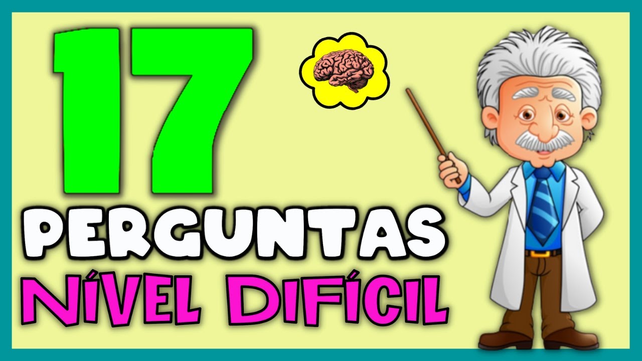 QUIZ de CONHECIMENTOS GERAIS DIFÍCIL, 50 PERGUNTAS