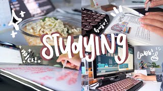 STUDY VLOG: waking up at 6 AM, online classes, &amp; starting a sticker shop!