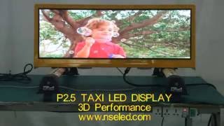 P2.5 Super Bright Taxi LED Display;High Density, 3D performance screenshot 1