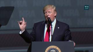 President Trump Gives Remarks at the National Rifle Association Leadership Forum