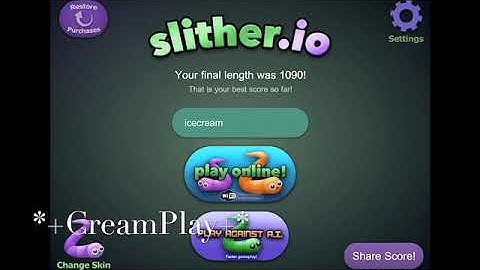 slither.io gameplay w/ custom skin (build a slither)