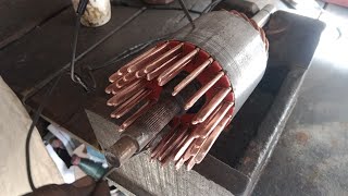 amazing process of Repairing Messi tractor 385 salaf armature#repair