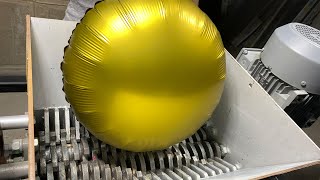 Shredding Helium Balloons | Crazy Shredder VS Helium Ballons