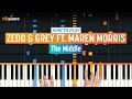 How To Play "The Middle" by Zedd & Grey ft. Maren Morris | HDpiano (Part 1) Piano Tutorial