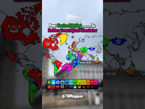Pov: You're fighting Countries In Roblox Countryball Simulator #shorts #mapping #geography