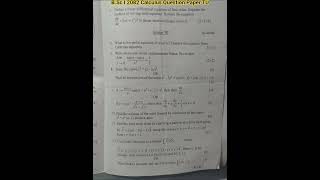 2082 #bsc l #calculus (MAT 101) #tu #exam #question #paper #shorts