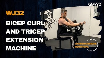 GMWD Bicep Curl And Tricep Extension Machine WJ32 | Product Review by How to and Reviews Official