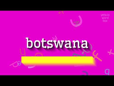 Video: Ботсвен бул Сөздүн этимологиясы