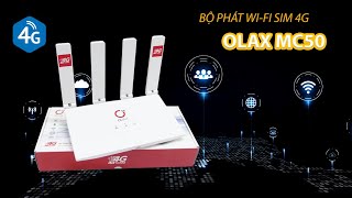 Bộ Phát Wifi Sim 4G chỉ với CỤC SẠC DỰ PHÒNG | OLAX MC50 | BANOKA.VN