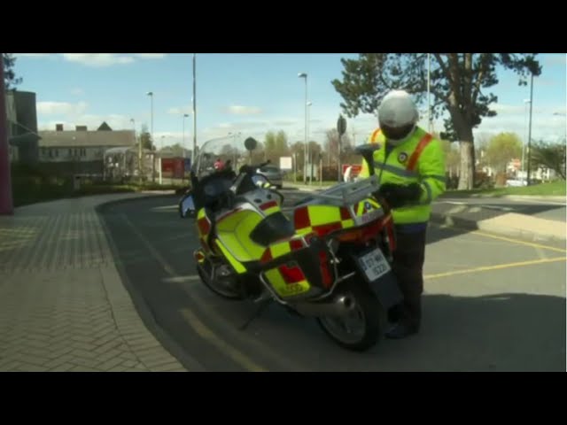 Blood Bike Leinster feature on Kildare County Matters. Irish TV