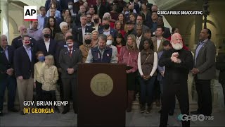 Gov. Kemp: MLB 'caved to fear' over voting bill