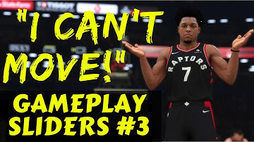 NBA 2K19 Gameplay Sliders #3 : "Invisible Wall" / "Sucked In" [Body Up, On Ball D] Settings Tutorial