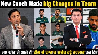 New Caoch Makes Massive Changes In Pak Team Babar Azam Returns As Pakistan ODI Captain Again