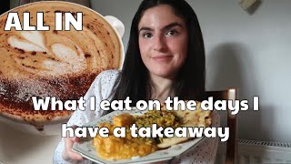 What I eat whilst ALL IN on the days I have a takeaway |ED recovery