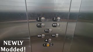 NEW MOD!! Dover Impulse (mod. by TKE) Hydraulic Elevators at International Village - Vancouver BC
