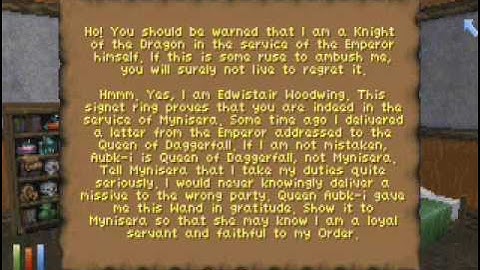 Elder Scrolls 2: Daggerfall Walkthrough - Part 21 - The Letter