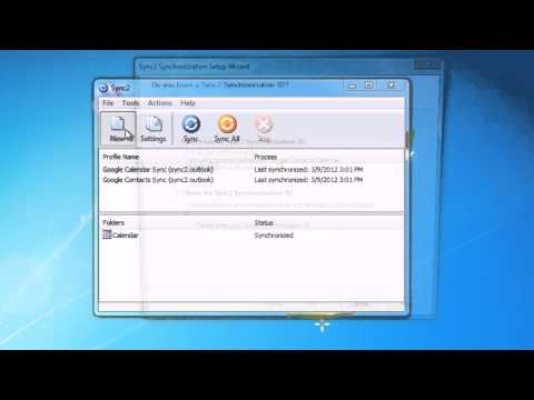 Sync2 - How to sync Outlook between computers or with Google Contacts and Calendar HD