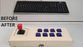 How To Make Arcade Joystick From Cardboard And Old Keyboard
