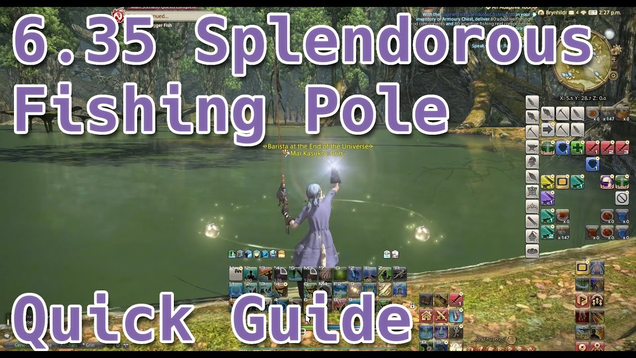 Splendorous Fishing Relic Tool - Quick Guide - FFXIV 6.35 (First 2 Steps) 