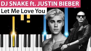 DJ Snake ft. Justin Bieber - Let Me Love You - Piano Tutorial - How to Play screenshot 3