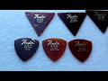 Vintage Guitar Picks - 6.3 Fender Late 1970's Gold Foil Print