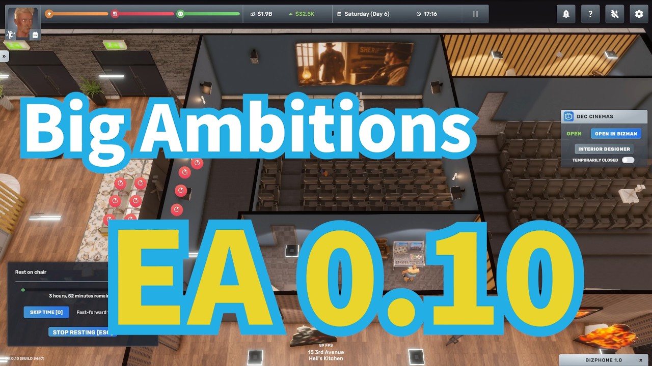 Big Ambitions EA 0.10 Update: 7 Things You NEED to Know
