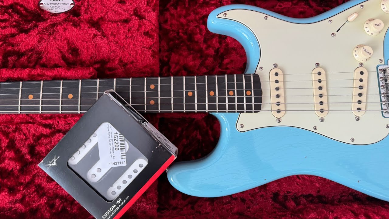 ギター Fender Stratocaster70s Custom Shop Texas This Custom Shop '69 Strat is radiating Purple Haze vibes