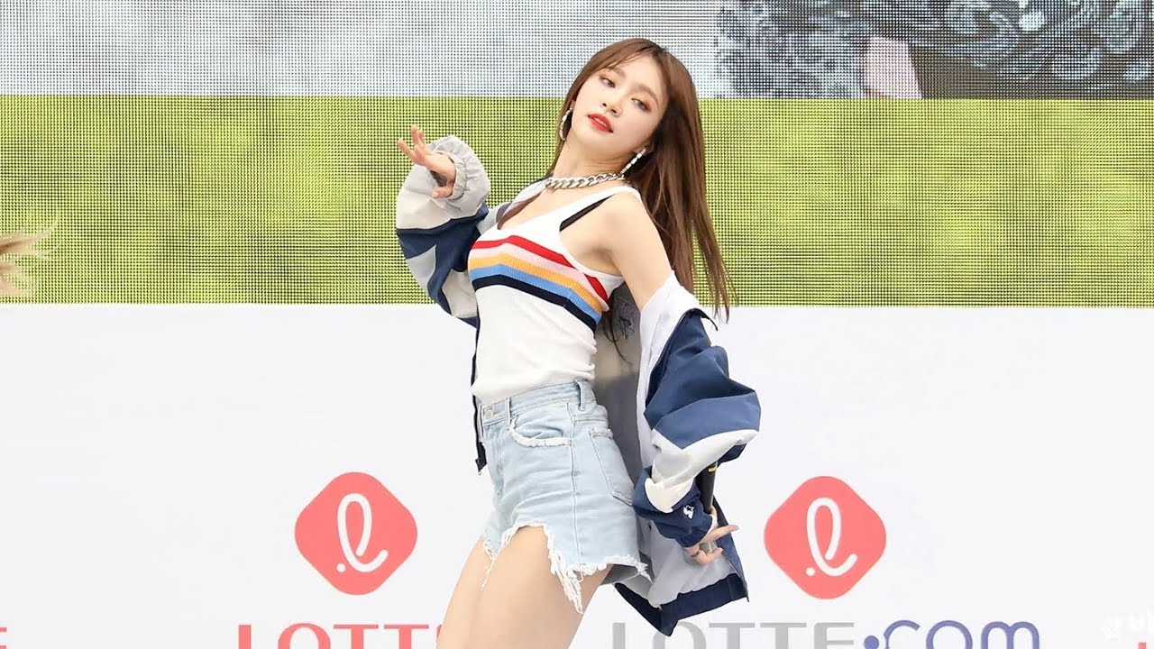 180527 EXID Hani 하니 - 위아래(Up & Down) [롯데 스타일런] 4K 직캠 by 비몽