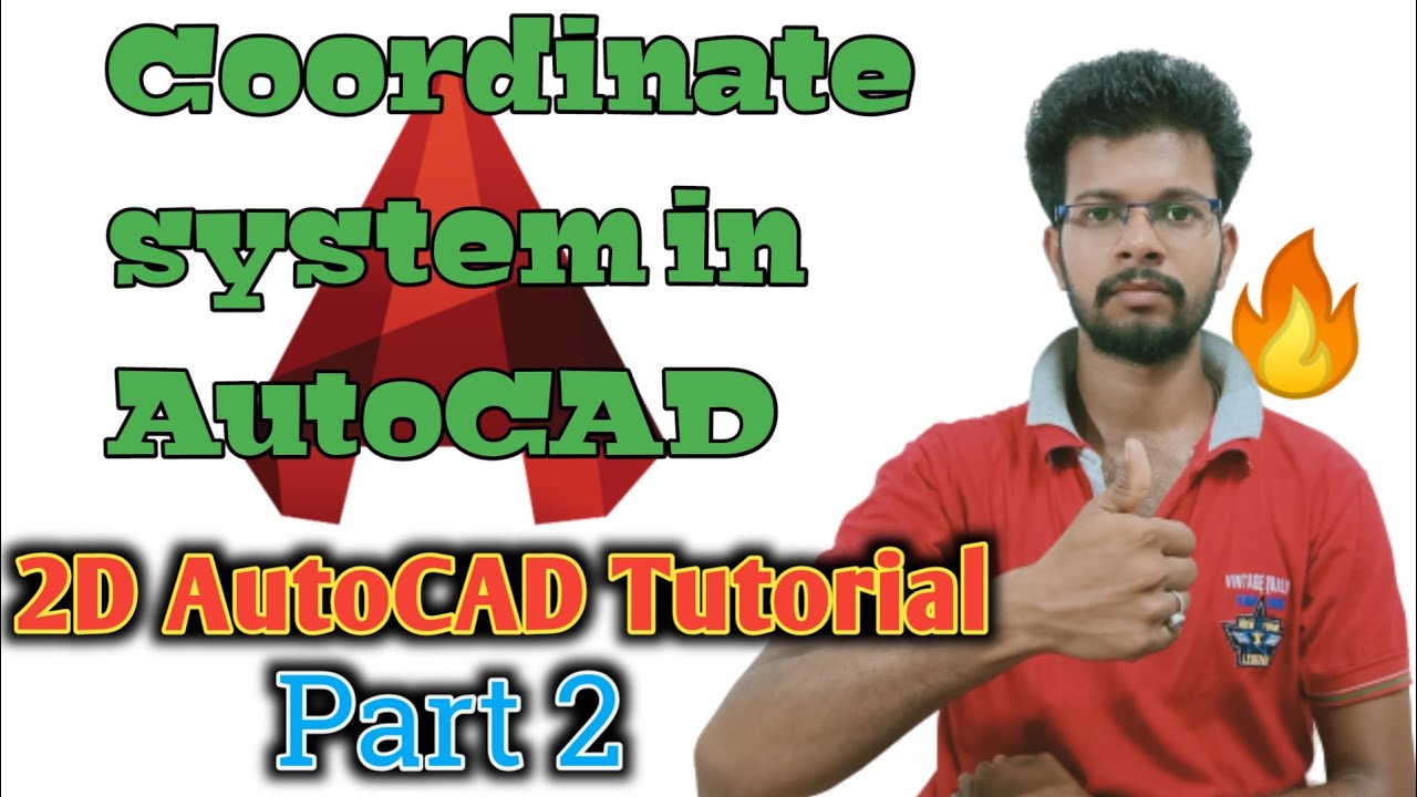 coordinate system in AutoCAD in hindi Coordinate system 
