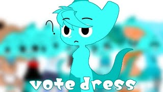 vote your dress 💙#rainbowfriends #gachaclub