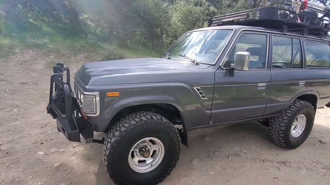 Toyota Land Cruiser FJ62 4" Lift 35" tires YouTube