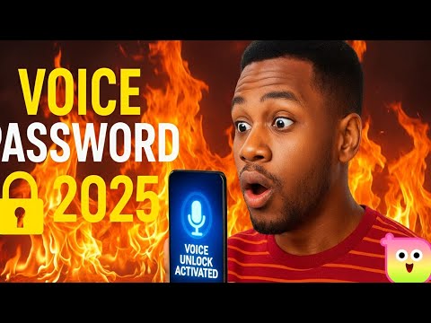 Uko Washyira Password Muri Telefone Yawe Ukoresheje Ijwi Ryawe Gusa Voice Lock 2025