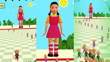 Squids Challenge.IO - Squid Game 3D 🦑🥷 All Levels Gameplay Trailer Android,ios New Game