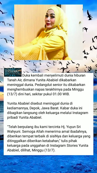 Kabar Duka Pedangdut Senior Yunita Ababil meninggal dunia #shortvideo#viralvideo #yunitaababiel